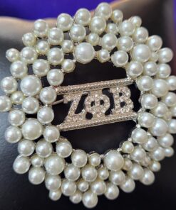 ZPB Pearl Cluster Pin