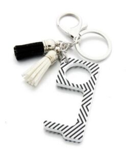 Zig Zag Touchless Key Ring