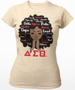 Delta Afro Girl Cream T-Shirt