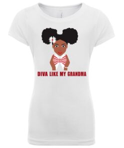 Diva Like My Grandma T-Shirt - White