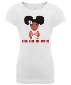 Diva Like My Auntie T-Shirt - White