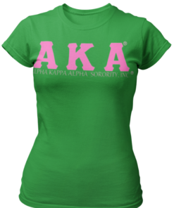 Essential Greek Letter T-Shirt - Green Crew