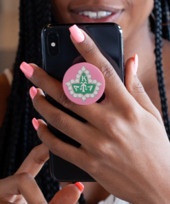 Pink Ivy Pop Grip and Stand