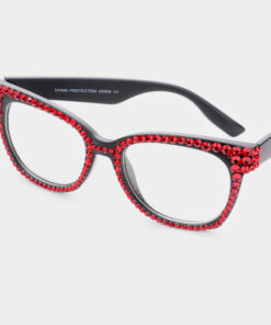 The Classic Red Rhinestone Glasses