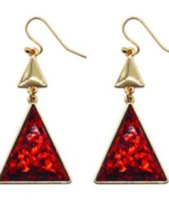 Red & Gold Mid Earrings