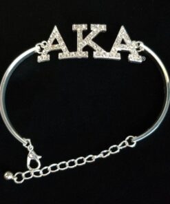 Sparking Silver Letter Bracelet