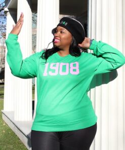 Pretty Girl 1908 Sweatshirt- Green