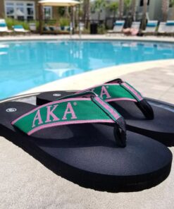 Comfy Pretty Girl Flip Flops w/ Large Satin Carrying Bag