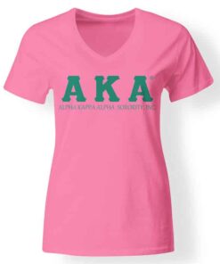 Essential Greek Letter T-Shirt - Pink Crew