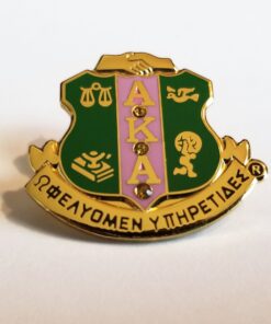 Pretty Girl Glossy Shield Pin