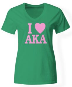 I Love AKA Green Essential T-Shirt