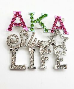 AKA Silver Star Life Pin