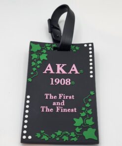 The First & Finest Luggage Tag-Light Pink
