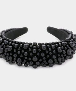 Black Queen Pearl Headband
