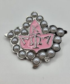 Silver Ivy Pearl Pin