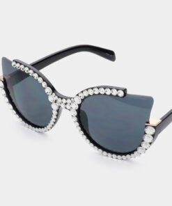 Geo Austrian Crystal Bling Sunglasses  - Clear