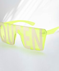 Queen Glasses - Lime
