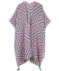 Geometric Kimono- Pink