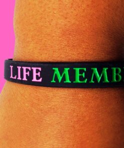 AKA Life Member Silicone Bracelet