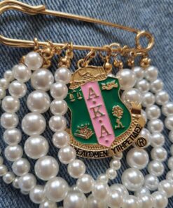 AKA Hanging Pearl Brooch