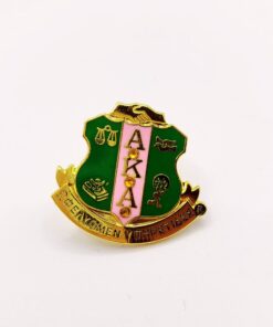 Shiny Gold Shield Pin