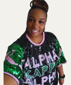 AKA Black Sequins Jersey